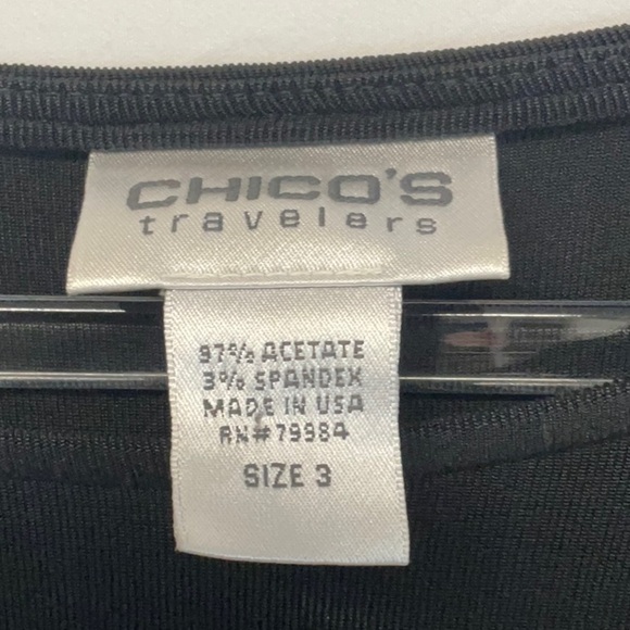 Chico's Travelers Top Size 3/XL - Picture 2 of 3